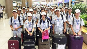 Nearly 98,000 workers sent abroad in eight months