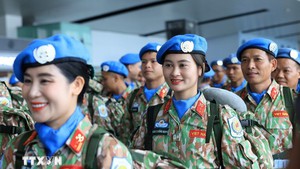 Viet Nam’s Engineering Unit Rotation 4 departs for UN peacekeeping mission in Abyei