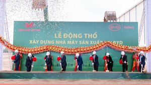 Construction begins on new energy battery plant in Hue
