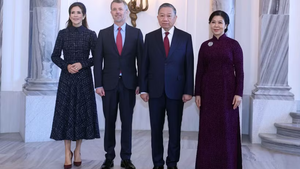 Top Vietnamese leader meets Danish King Frederik X and Queen Mary in Copenhagen