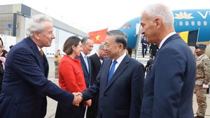 To Lam starts official visits to EU, Belgium
