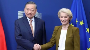 To Lam meets EC President Ursula von der Leyen in Brussels