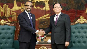 Deputy PM Ho Quoc Dung hosts Google's Vice President