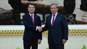Prime Minister holds talks with Cambodian counterpart Hun Manet in Phnom Penh