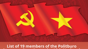 All Politburo members elected to 16th National Assembly