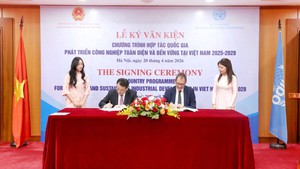 Viet Nam, UNIDO sign country program to advance green, circular and inclusive industrialization