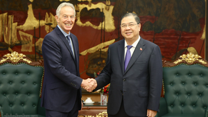 Standing Deputy PM hosts former UK Prime Minister Tony Blair