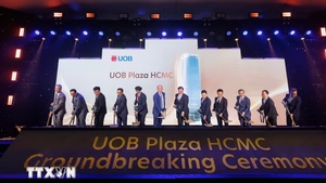 UOB starts building headquarters at Viet Nam’s international financial center in HCM City