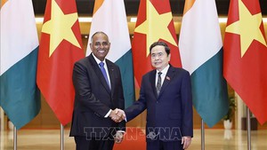 Top Vietnamese, Ivory Coast legislators hold talks in Ha Noi