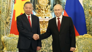To Lam holds talks with Russian President Putin in Moscow
