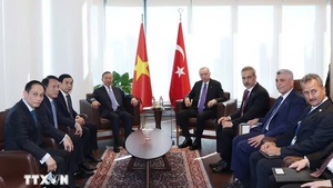 General Secretary, President To Lam meets Turkish President Recep Tayyip Erdogan in New York