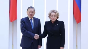Top Vietnamese leader meets Russia’s Federation Council Chairwoman