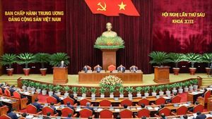 越南共产党第十三届中央委员会第六次全体会议正式开幕