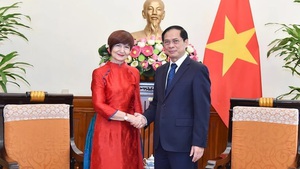 越南外交部长裴青山会见联合国教科文组织大会主席