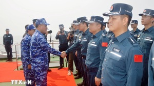 越南与中国海警联合巡逻圆满结束