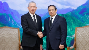 范明正总理会见马来西亚副总理