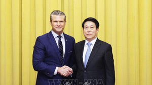 越南国家主席梁强会见美国战争部长皮特&#183;赫格塞思