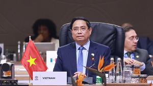 越南政府总理范明政在G20峰会上提出三项战略优先事项