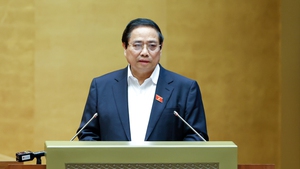 政府总理范明正出席贯彻落实第十三届中央政治局的第66号决议和第68号决议全国视频会议