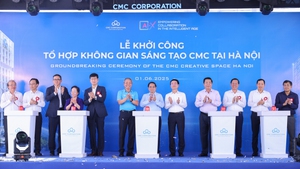 越南政府总理范明正出席CMC 创意空间综合体项目动工兴建仪式