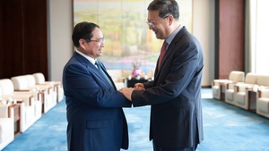 范明正总理会见上海市委书记陈吉宁