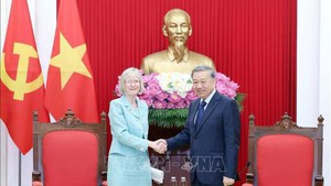 越共中央总书记苏林会见澳大利亚驻越南大使
