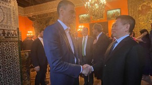 胡德福副总理会见西班牙首相