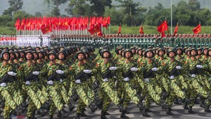 越南国庆80周年阅兵游行仪式合练彩排（组图）