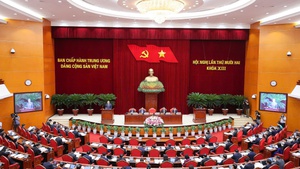 越共十三届十二中全会召开