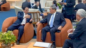 金砖国家峰会：范明正总理会见中国国务院总理李强