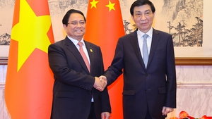 范明政总理会见中国全国政协主席王沪宁