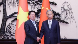 越南国家主席梁强会见中国全国人大常委会委员长赵乐际