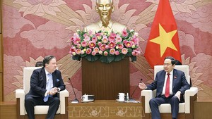 国会主席陈青敏会见即将离任的柬、美、菲驻越大使