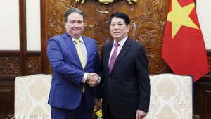 越南国家主席梁强会见即将离任的美国驻越南大使