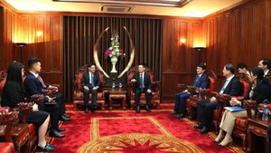 越南政府副总理胡德福会见新加坡前副总理王瑞杰