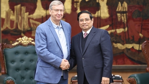 范明政总理会见俄罗斯AKF公司董事长弗拉基米尔·彼得罗维奇·叶夫图申科夫