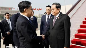 越南国会主席陈青敏开始对中国进行正式访问