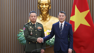 越南政府总理黎明兴会见柬埔寨副首相兼国防大臣