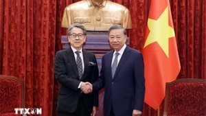 越共中央总书记、国家主席苏林会见日本国际协力银行负责人