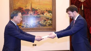 总书记、国家主席苏林外国新任驻越大使递交国书