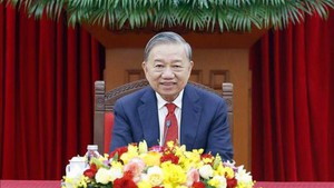 越共中央总书记苏林同新加坡人民行动党秘书长、政府总理黄循财通电话