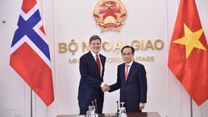 越南外交部部长黎怀忠会见挪威国际发展事务大臣