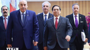 越南政府总理范明政会见约旦众议院议长