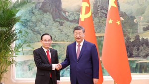 中共中央总书记、中国国家主席习近平会见越共中央总书记特使黎怀忠