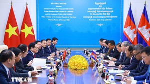 范明政总理会见柬埔寨首相洪玛奈