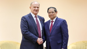 越南政府总理范明政会见俄罗斯联邦共产党主席根纳季·久加诺夫