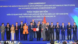 越南与法国合作伙伴达成关于博爱抽水蓄能电站项目的贷款协议