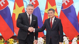 黎明兴总理与斯洛伐克总理罗贝尔特·菲佐举行会谈