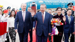 越共总书记、国家主席苏林携夫人抵达北京 开始对中国进行国事访问