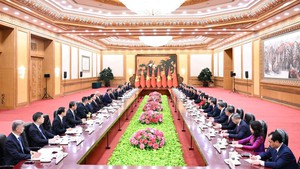 越南社会主义共和国和中华人民共和国关于在新时期持续深化全面战略合作伙伴关系、推动构建更高水平具有战略意义的越中命运共同体的联合声明